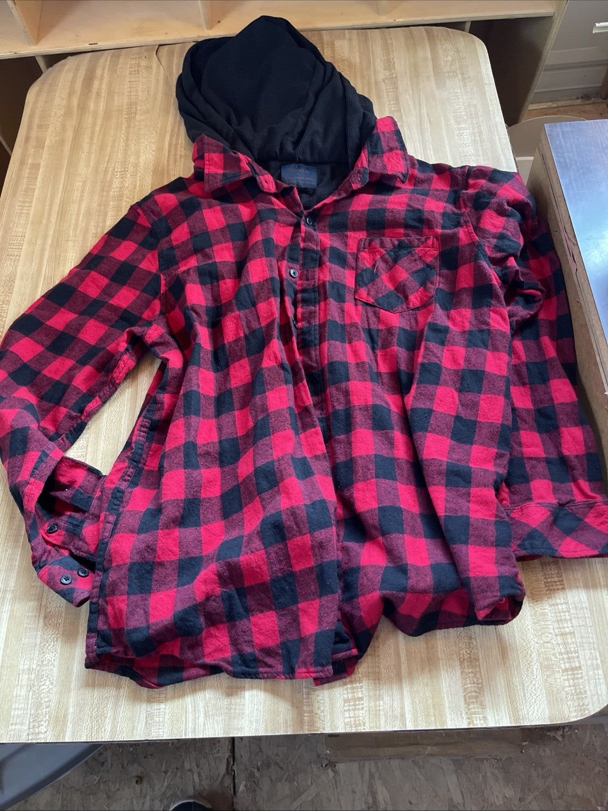 Nomad Flannel Hoodie XL
