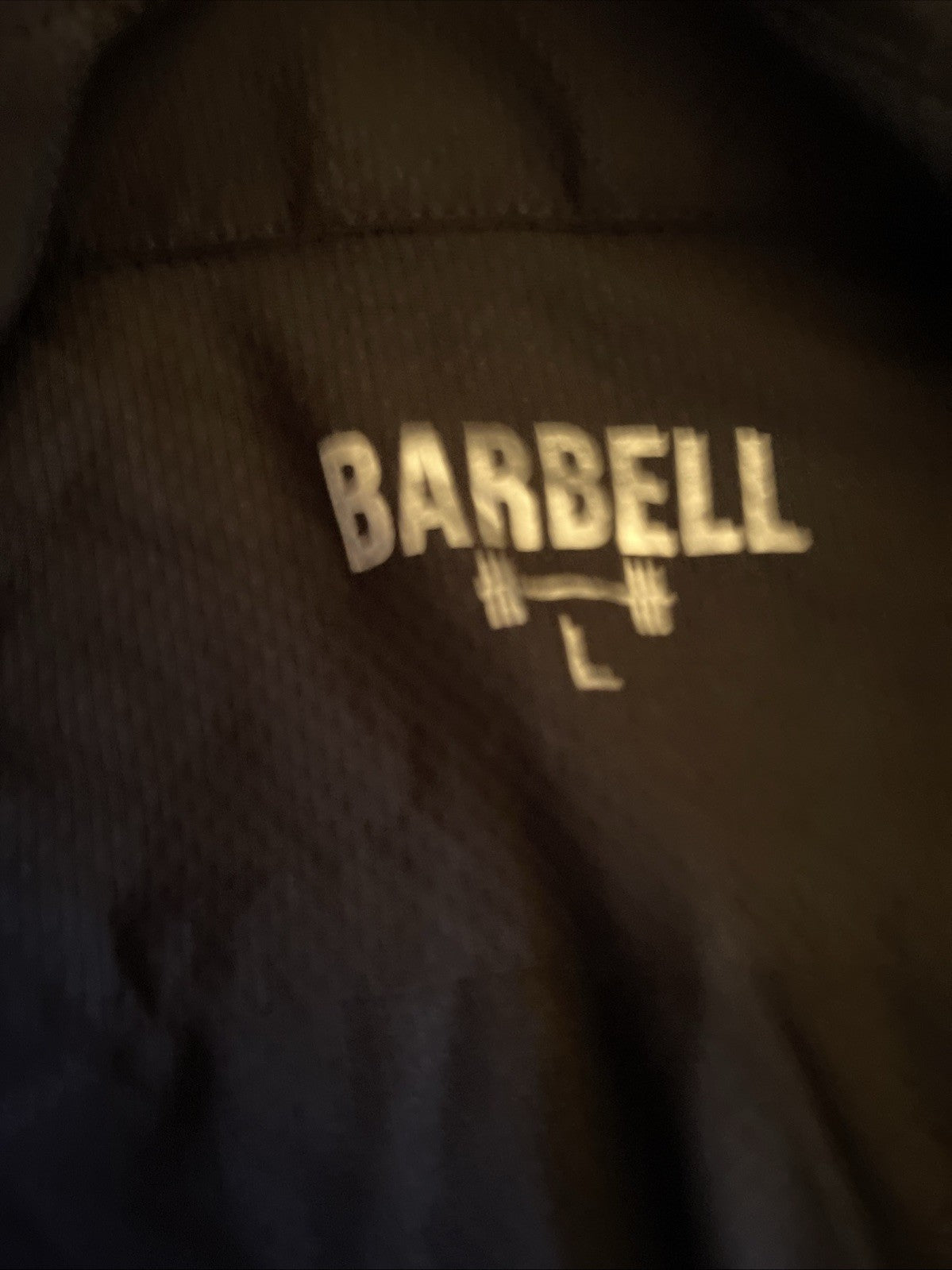 Barbell Button Up Large 