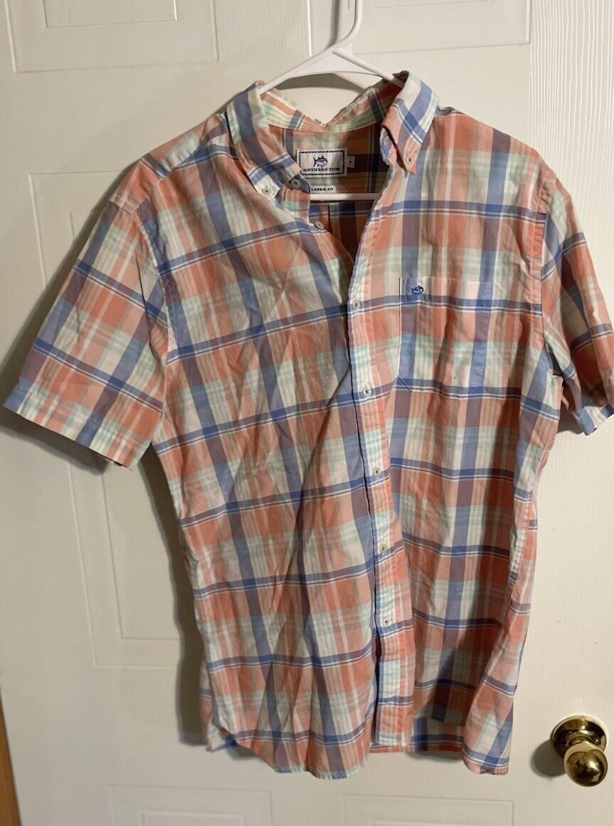 Southern Tide Button Down Medium 