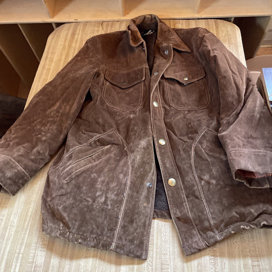 Vintage Montgomery Ward Suede Coat 
