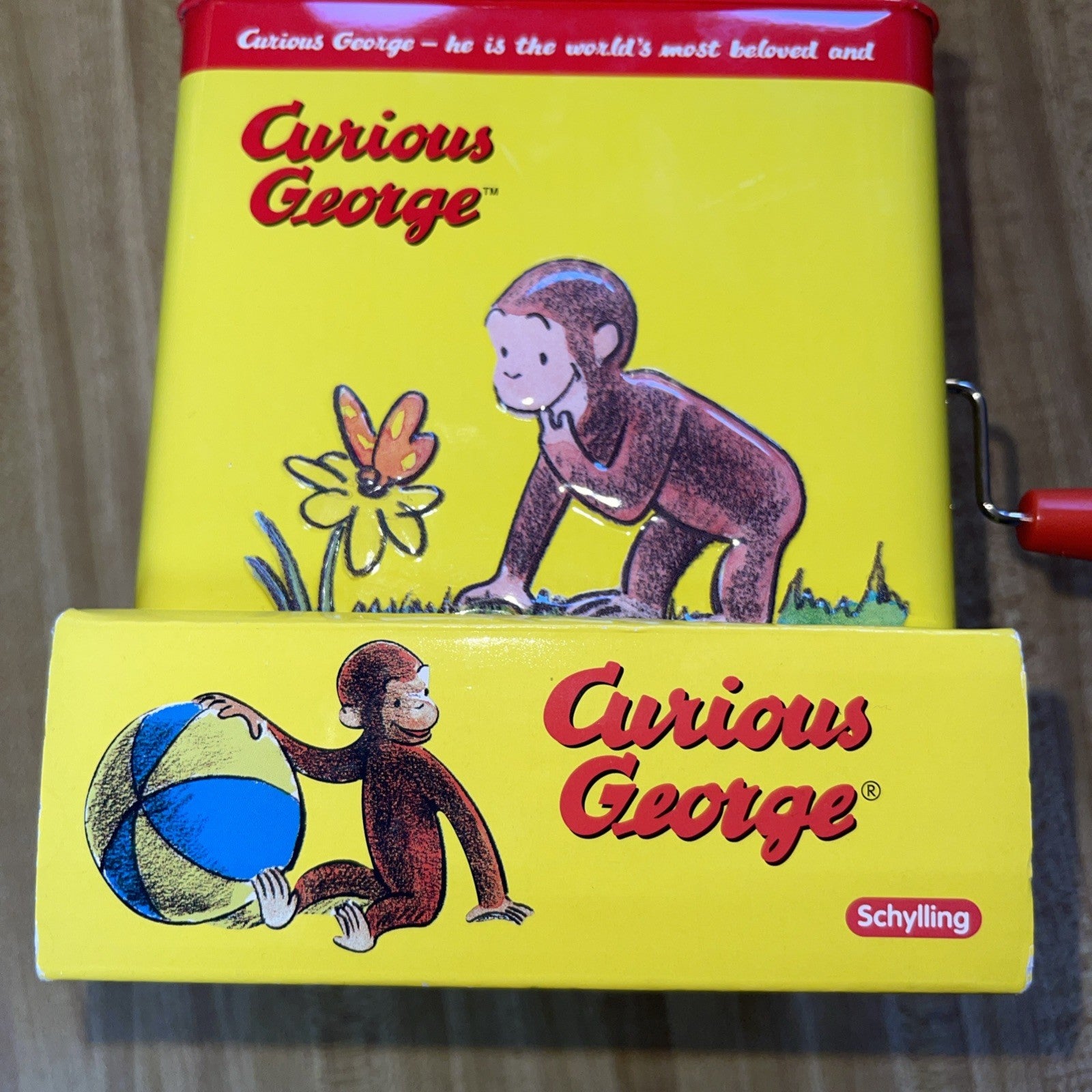 Schylling Curious George Musical Jack-in-the-Box