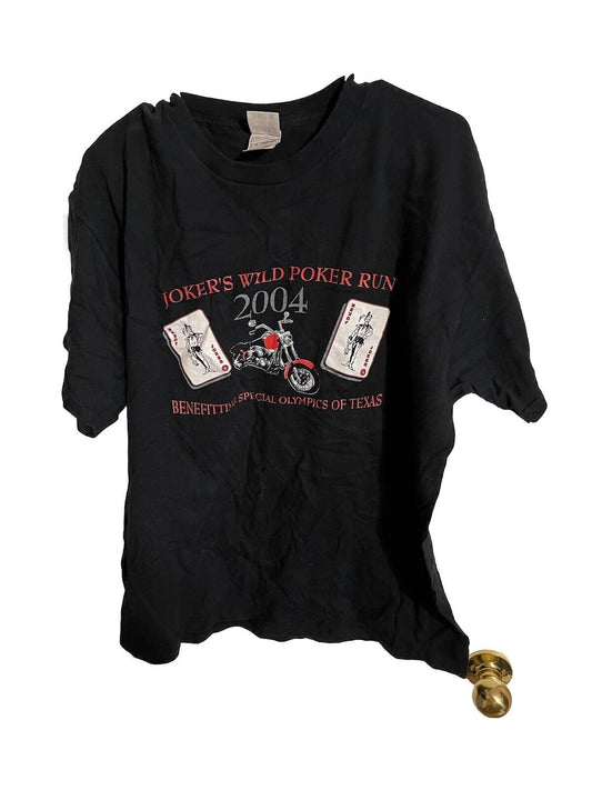Vintage 2004 Joker’s Wild Poker Run T Shirt XL