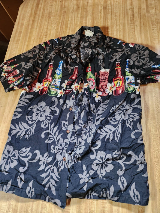 Vintage Winnie Fashion Hawaiian Shirt Medium 
