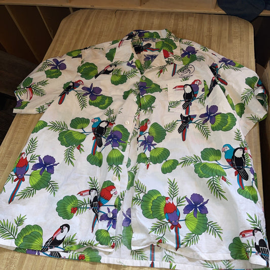 Vintage 9th Wave Hawaiian Shirt 2X 