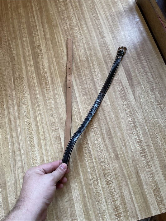 Ann Taylor Leather Belt Small 