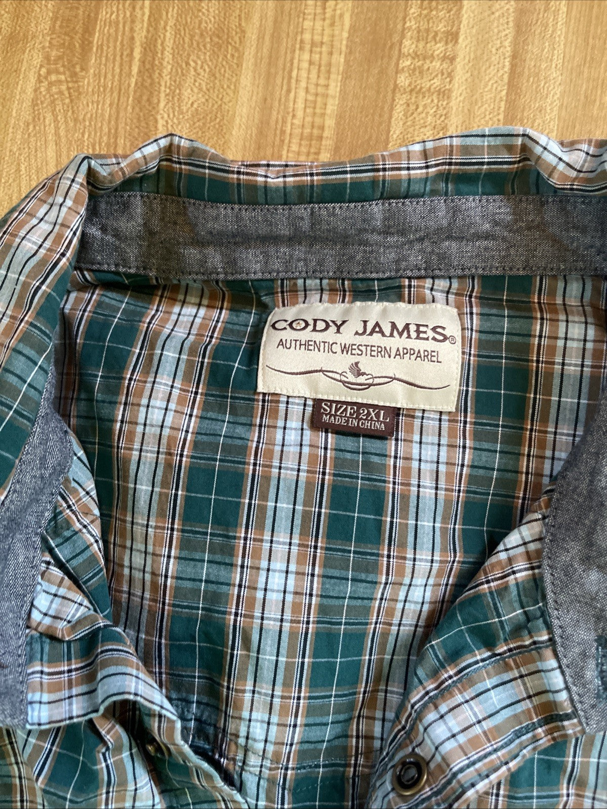 Cody James Pearl Snap 2XL 