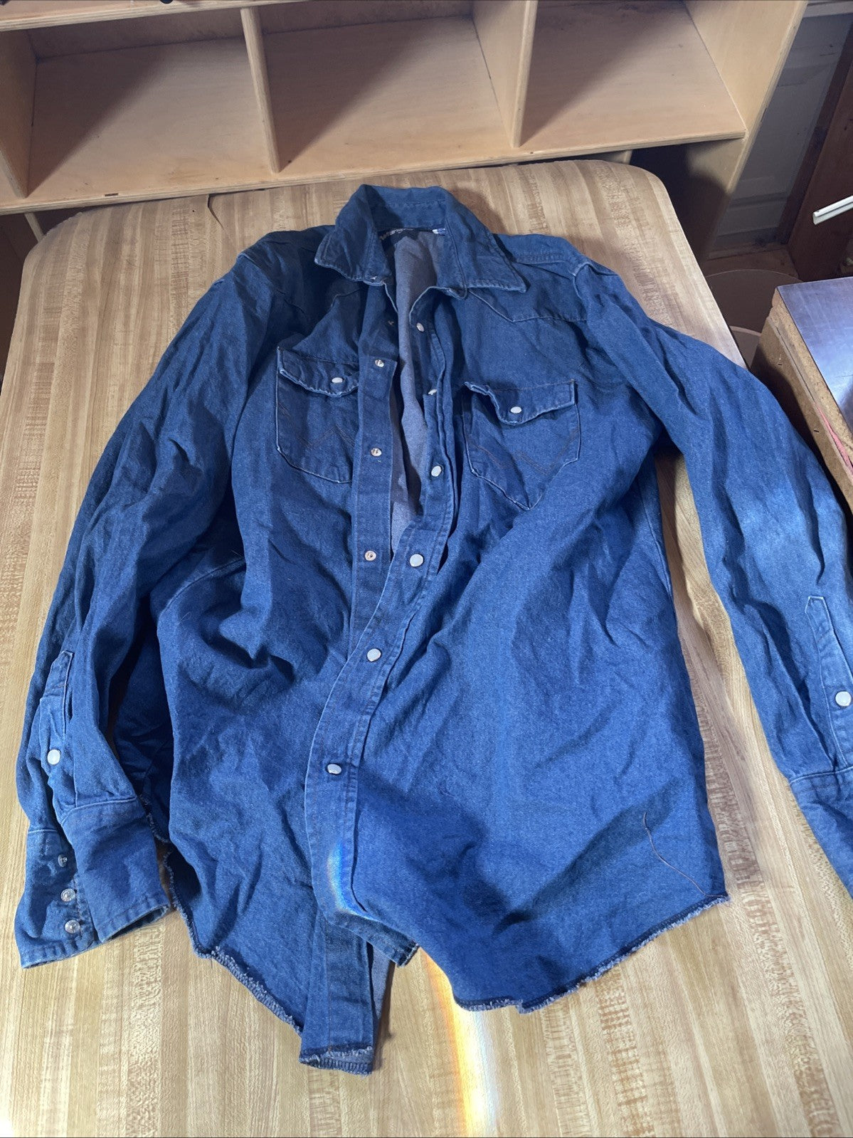 Wrangler Denim Pearl Snap XLT 