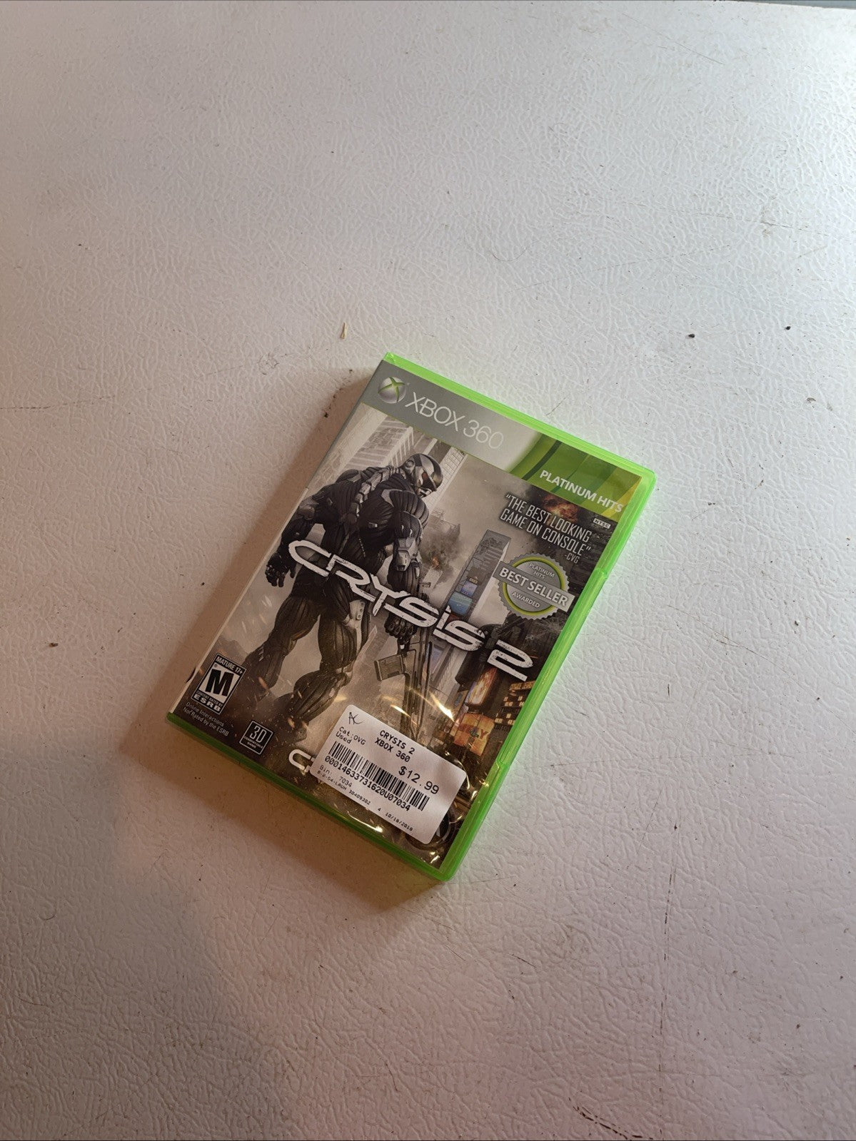 Crysis 2 Platinum Hits (Microsoft Xbox 360/One/Series X, 2011)  No Manuel