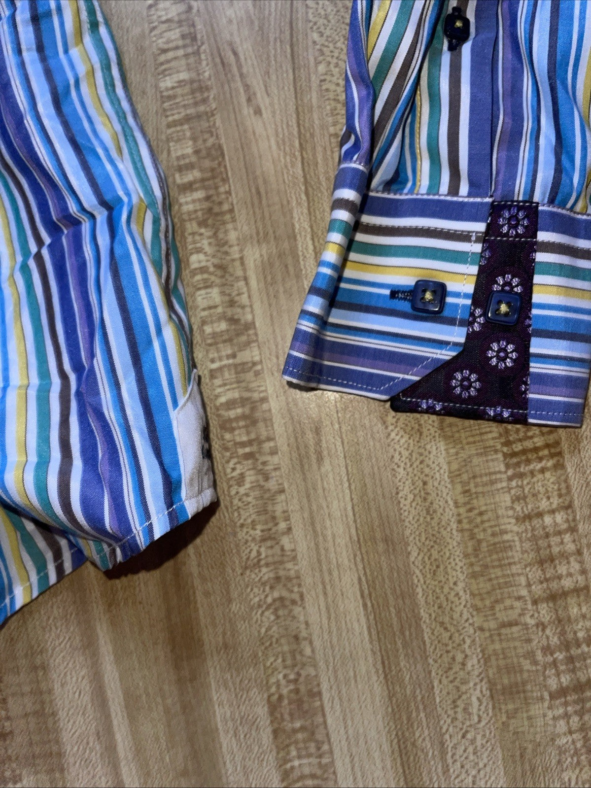 Max Lauren By Brio Dress Shirt Large 