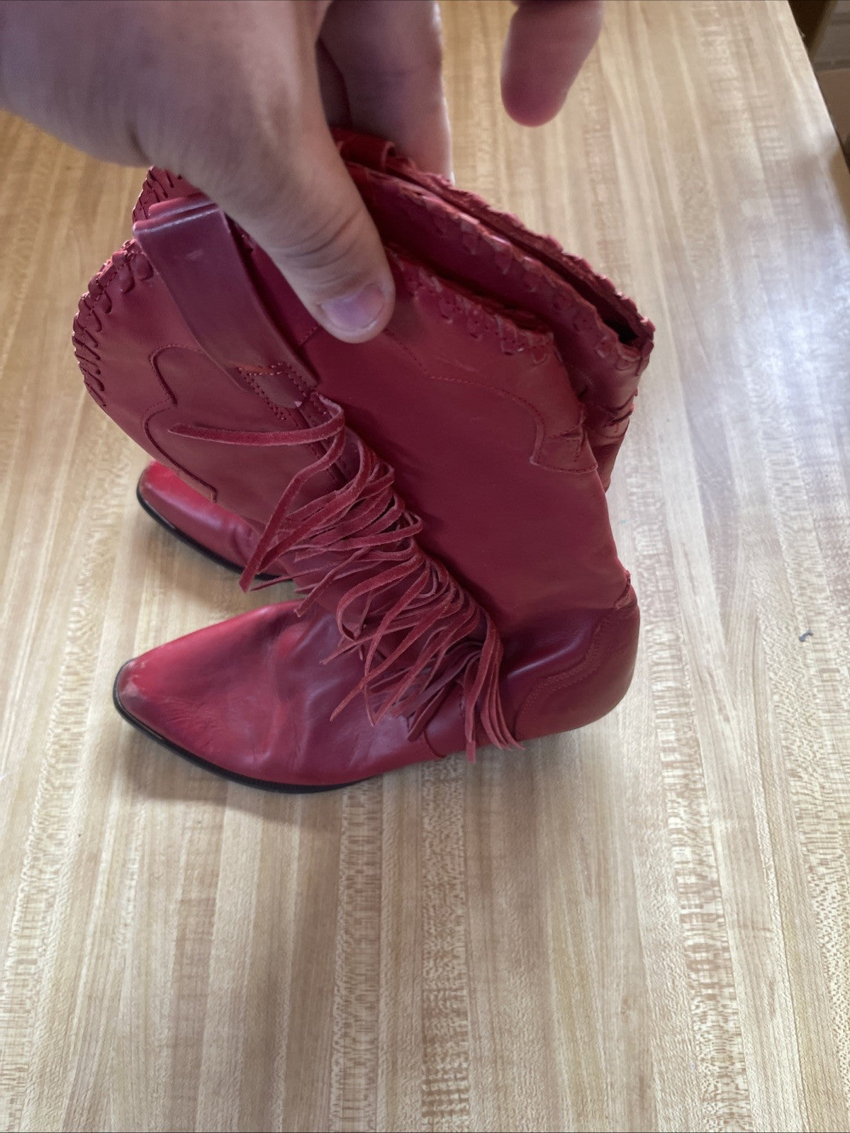 acme vintage cowgirl boots 6