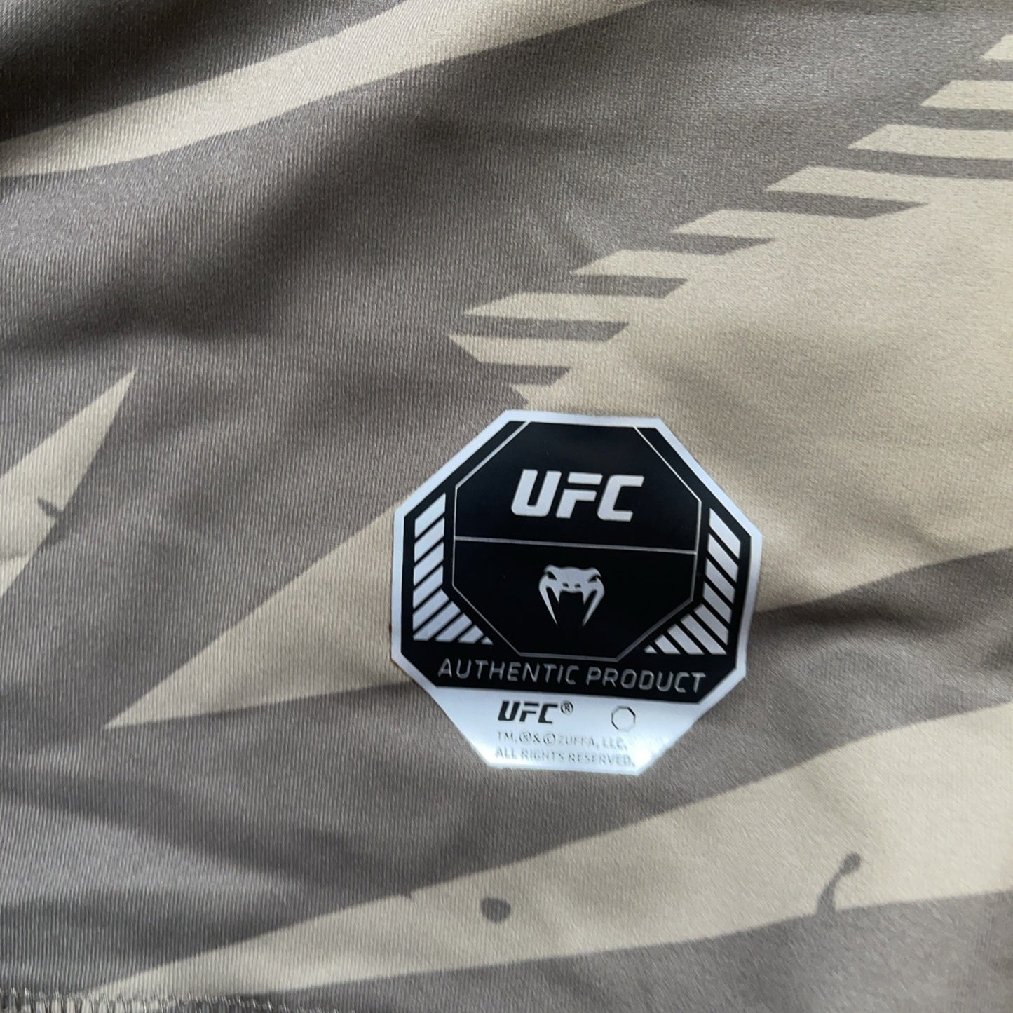 UFC X Venum Camo Long Sleeve Large NWT 