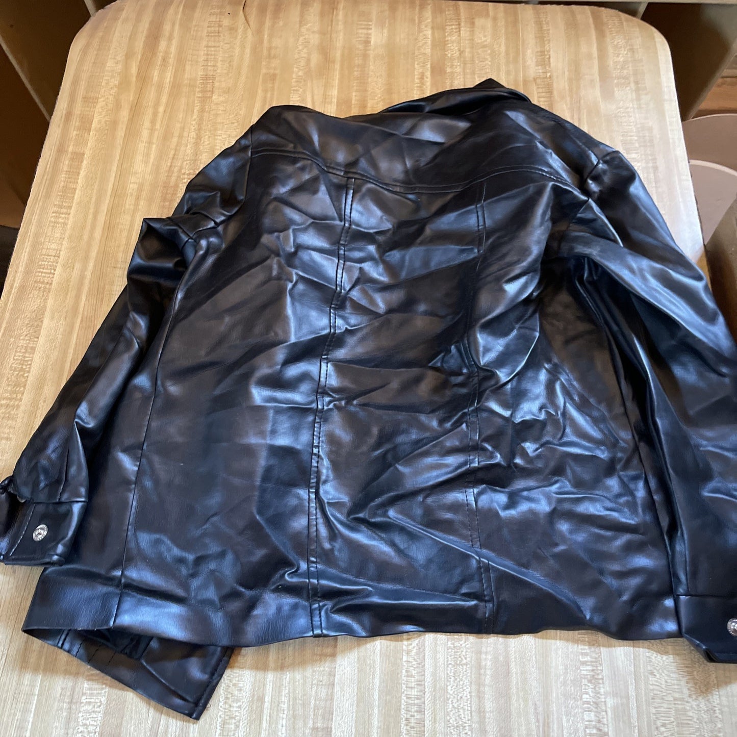Vintage Volley Pleather Jacket Medium 