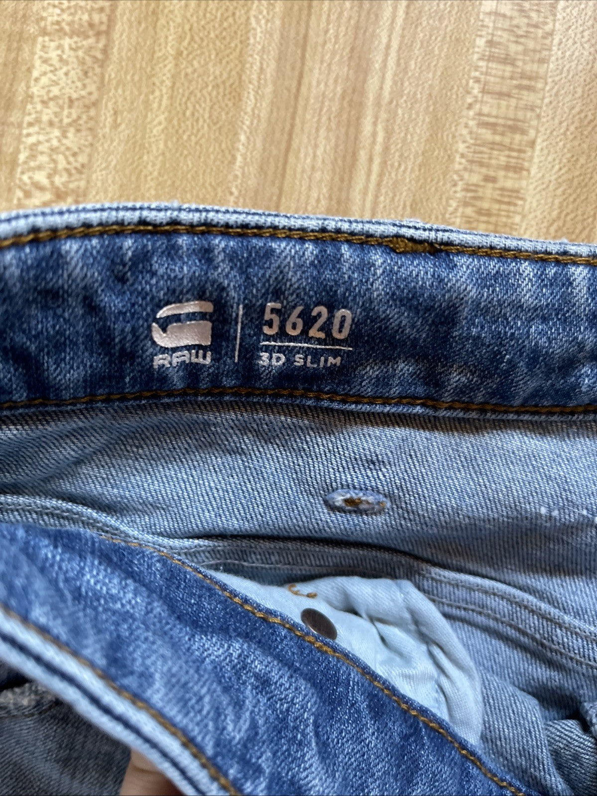 G Star Raw 5620 3D Slim Restored Denim Jeans 30/31