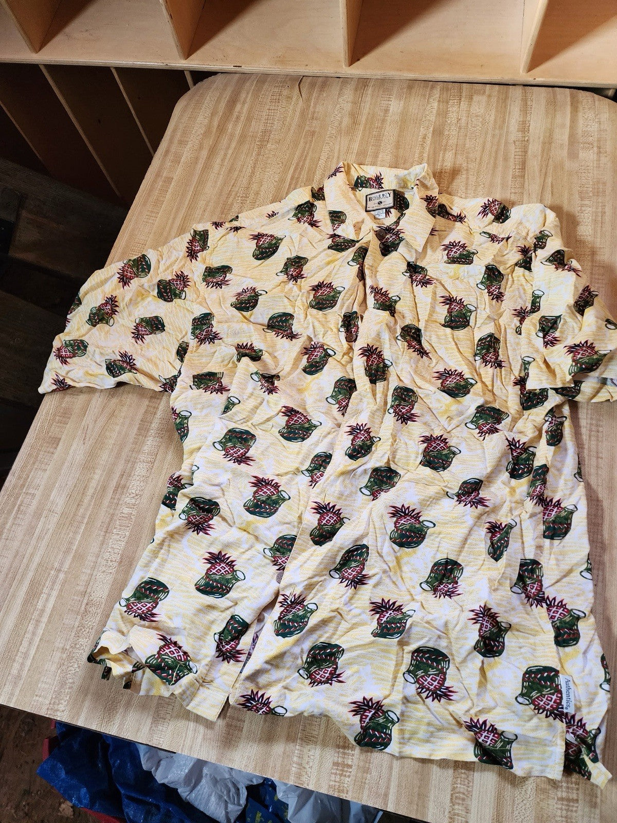 Bugle Boy Hawaiian Shirt XL