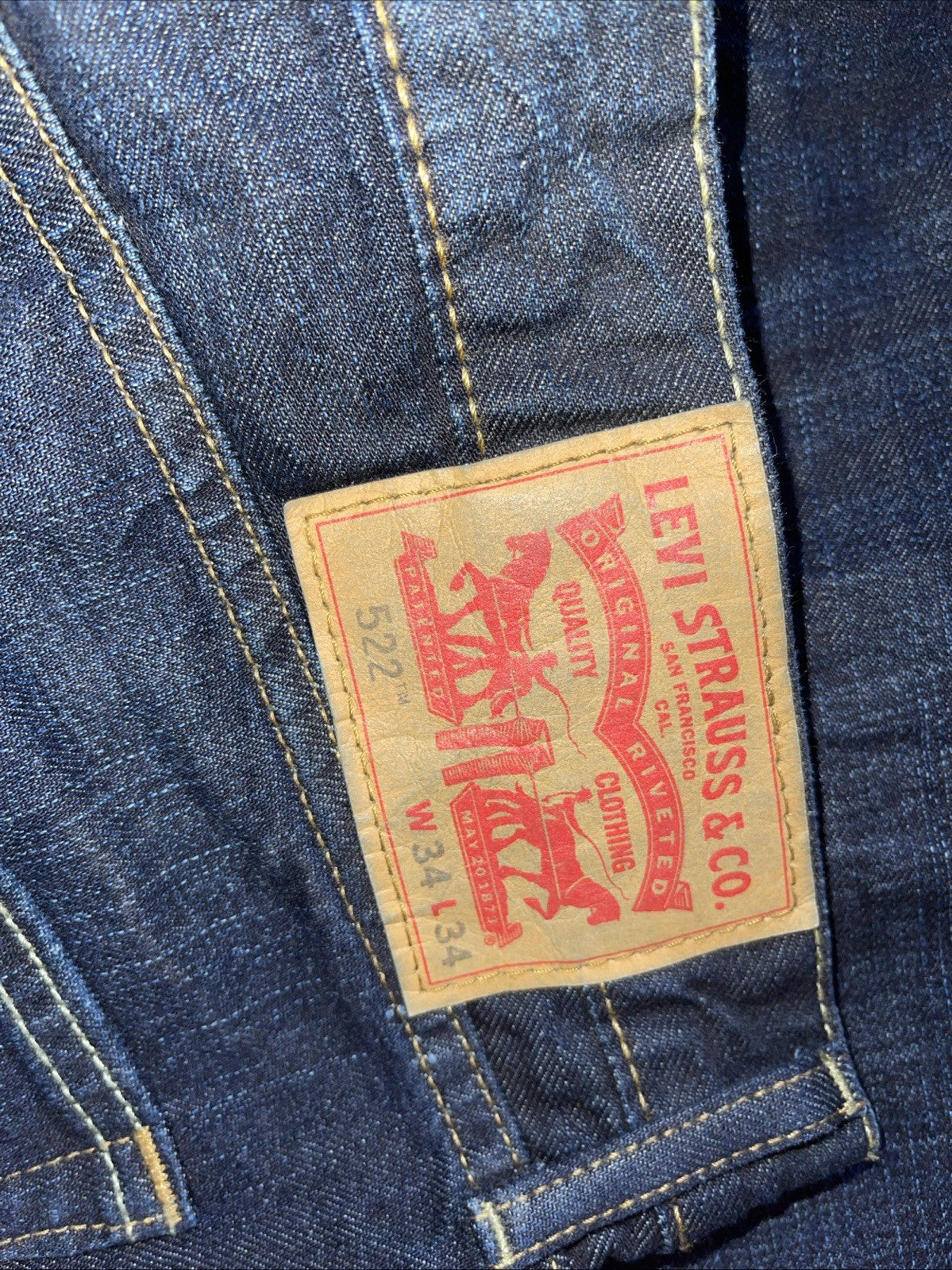 Levi’s 522 Jeans 34/34