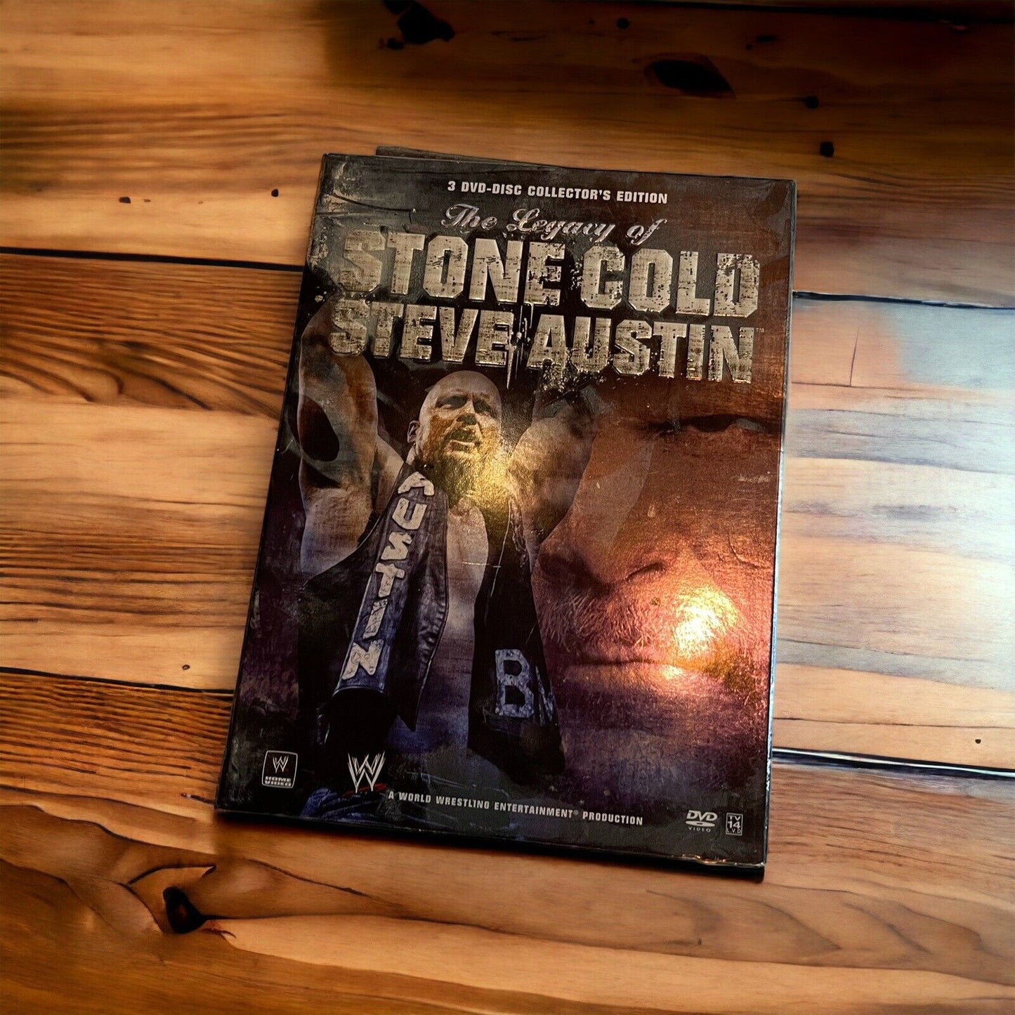 WWE - Stone Cold Steve Austins Life  Legacy (DVD, 3-Disc Set)