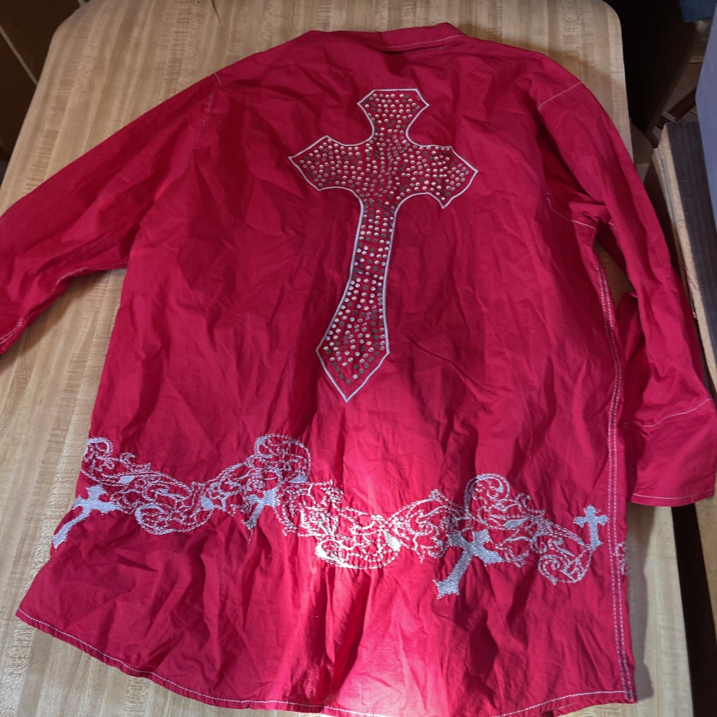 1901 El General Embroidered Button Up XL
