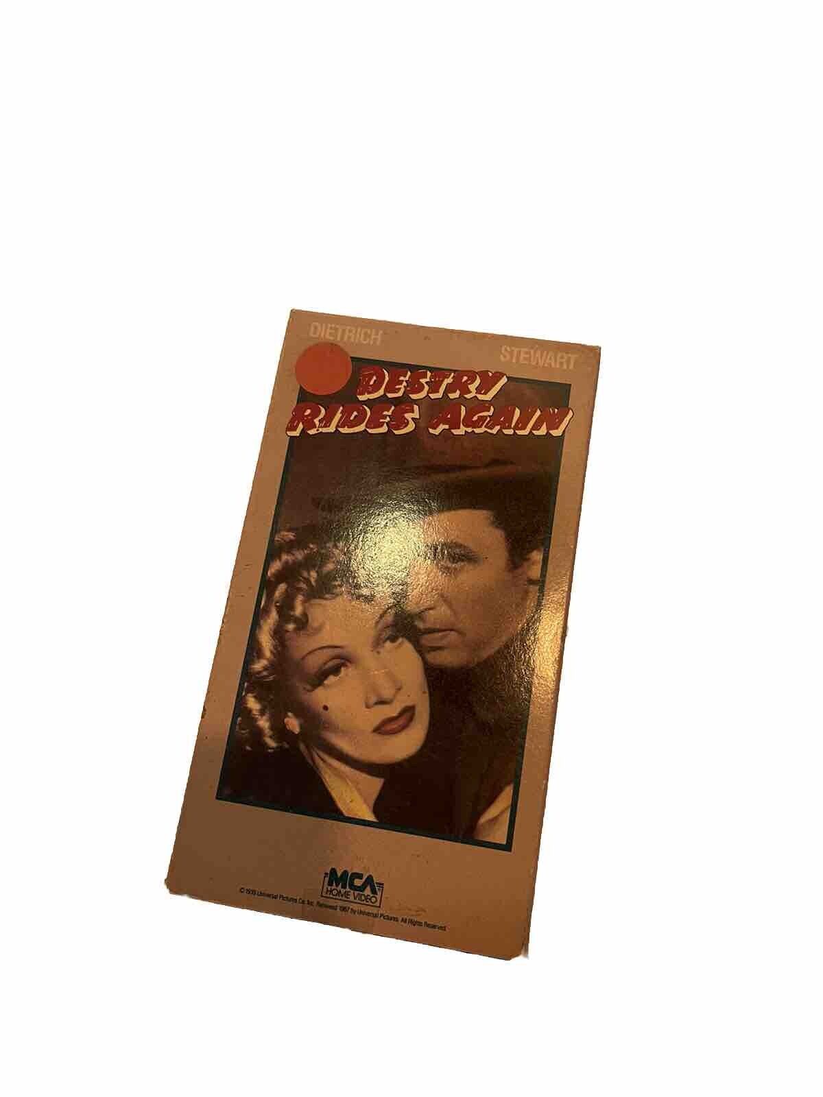 Destry Rides Again VHS 