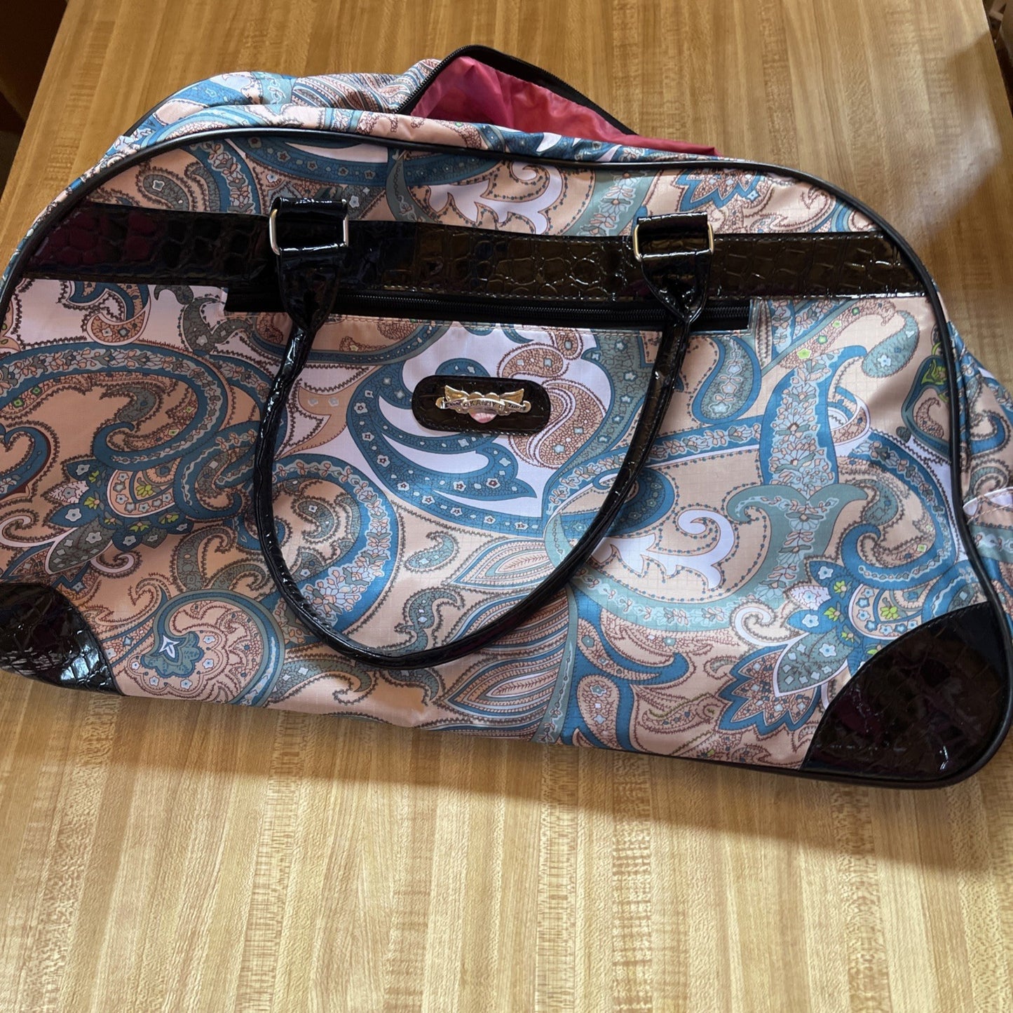 Kathy Van Zealand Rolling Duffle Bag 