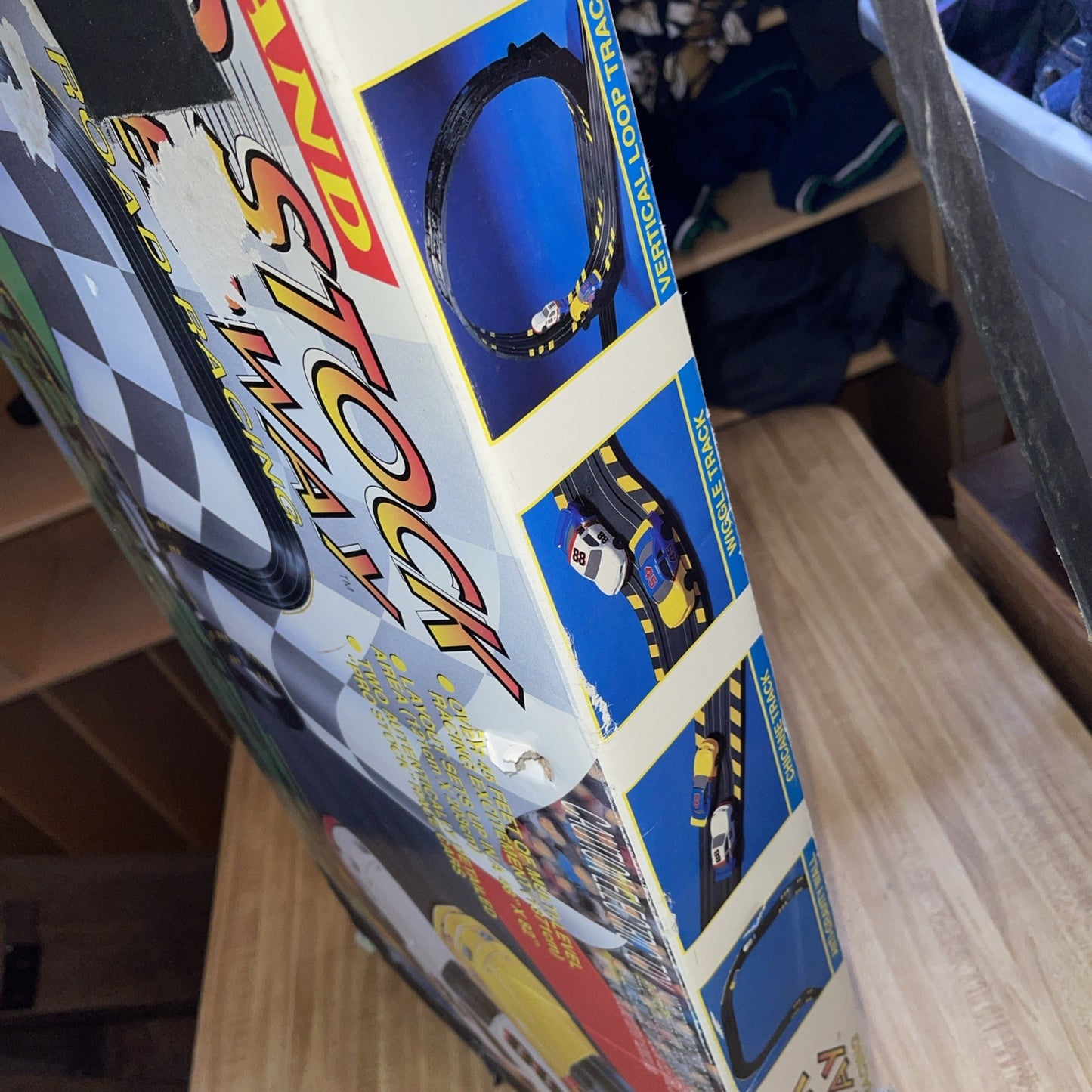 Vintage Greatland Pro Stock Slot Car Track With Original Box No Cars Included 