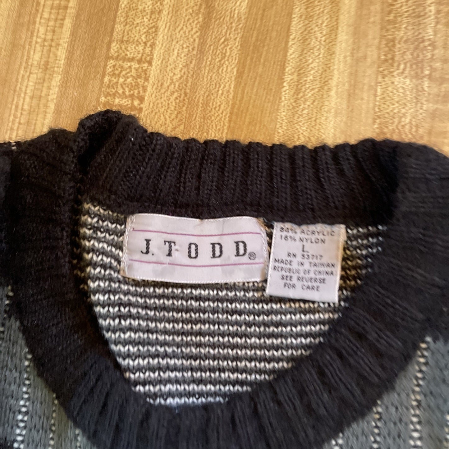 Vintage J Todd Sweater Large 