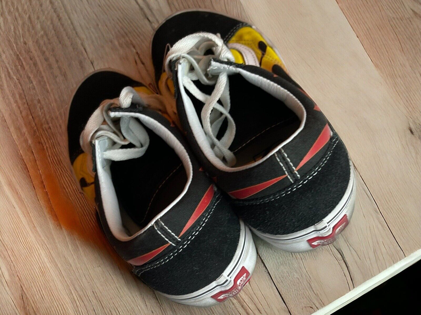 Vans Old Skool Off The Wall Flame Shoes 8.5 Men 10 Women