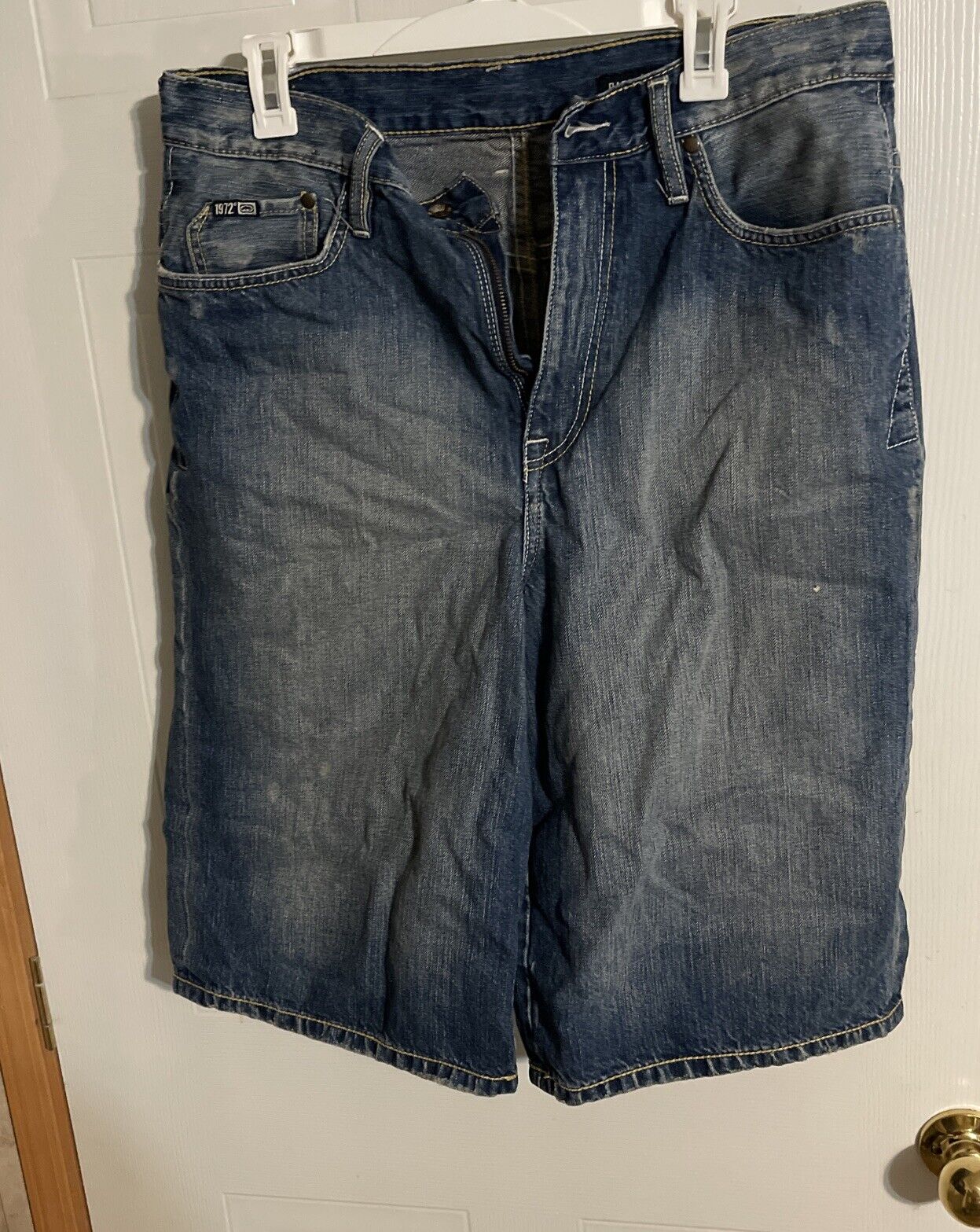 Ecko Unltd Baggy Fit Jorts 32 Y2K Hiphop Streetwear 