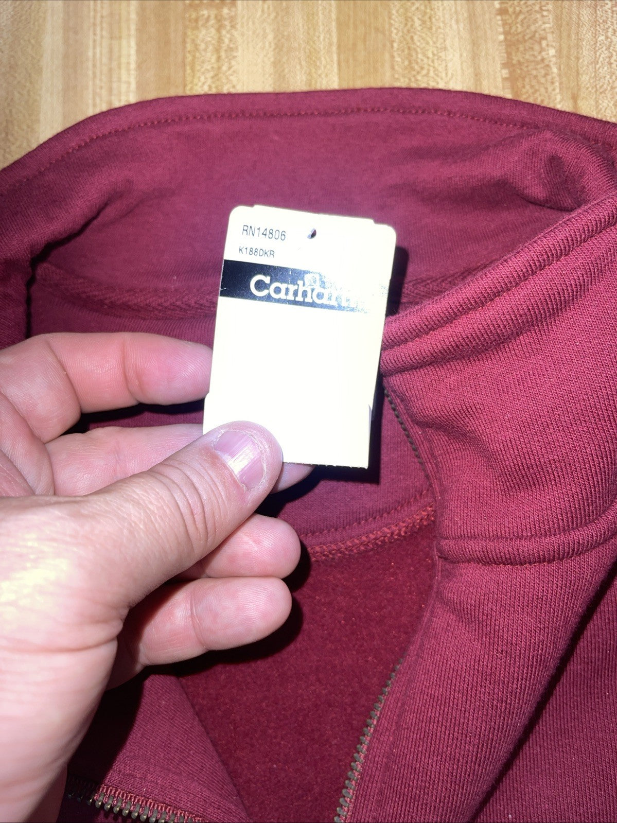 Deadstock Carhartt Quarter Zip XL