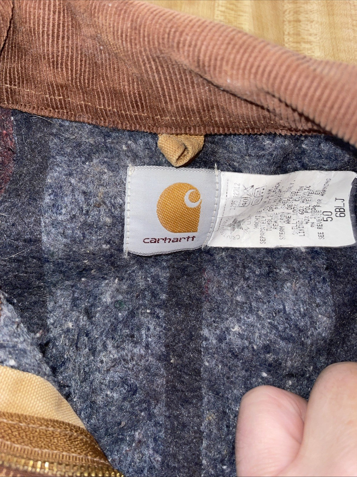 Vintage Flannel Lined Carhartt Jacket 