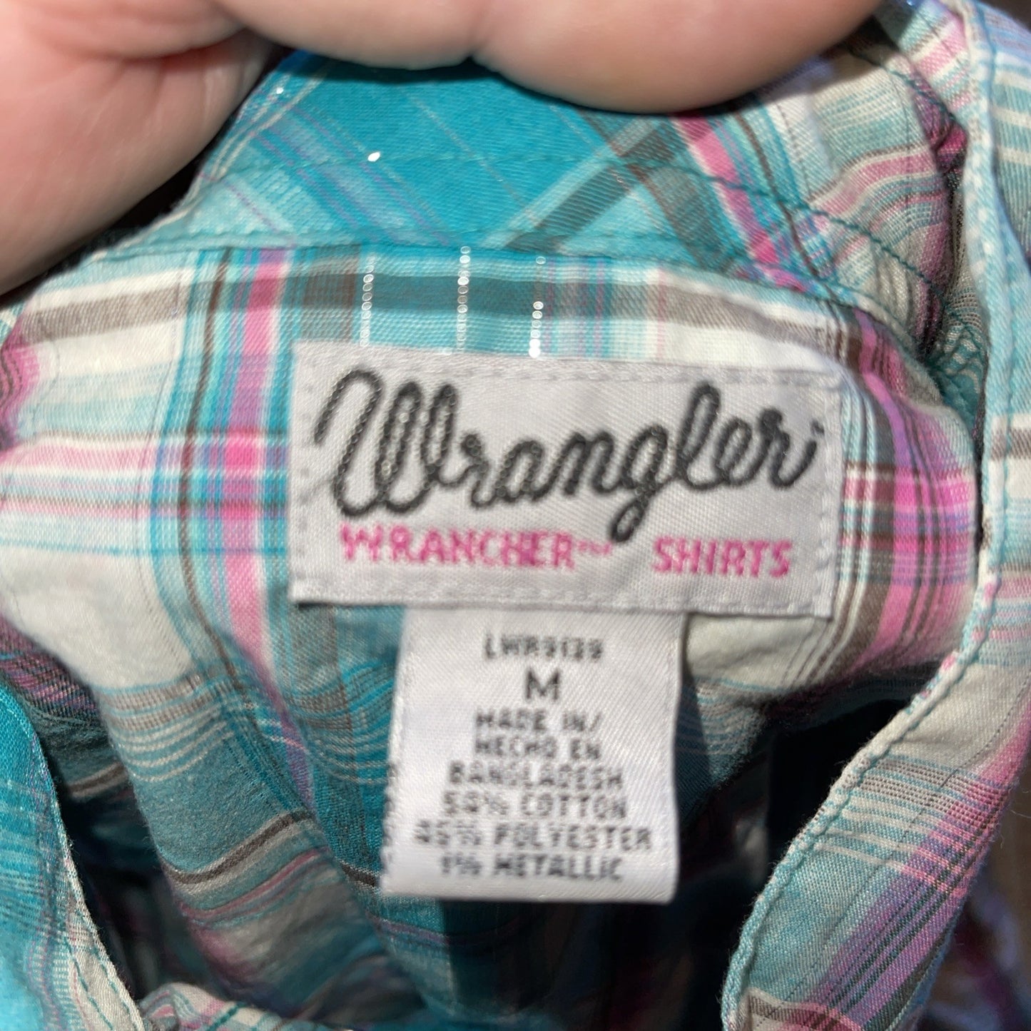 Wrangler Wrancher Pearl Snap Women’s Medium 