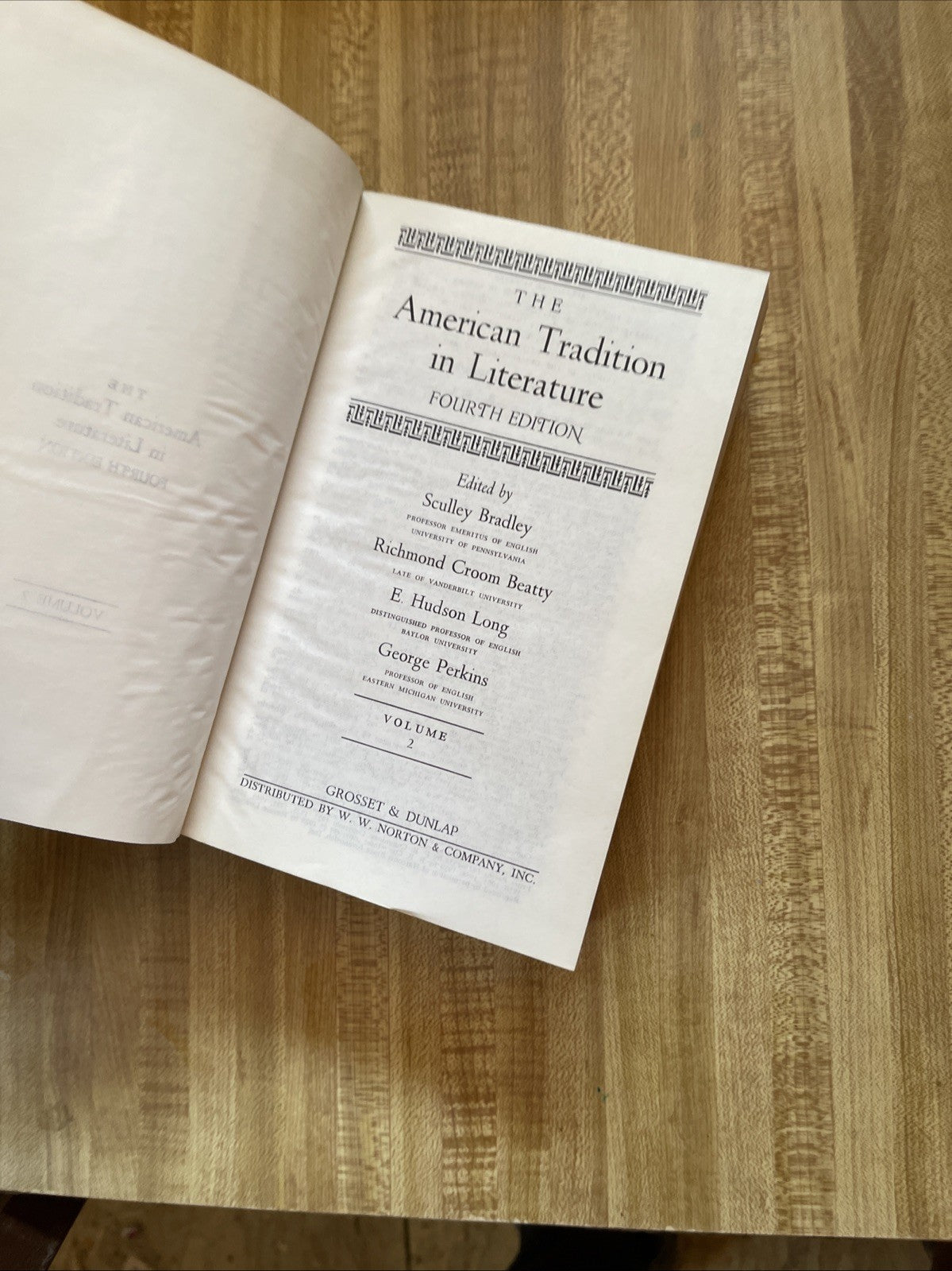 The American Tradition In Literature Vol 2