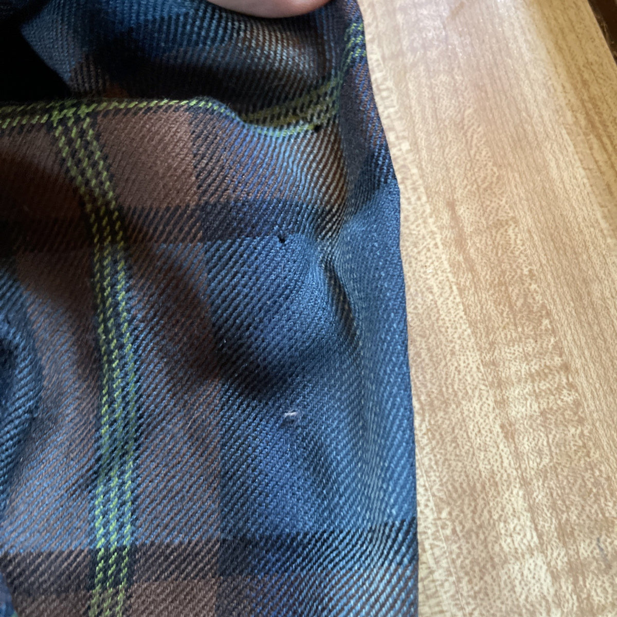 Lauren Ralph Lauren Wool Flannel Shacket Medium Has Holes