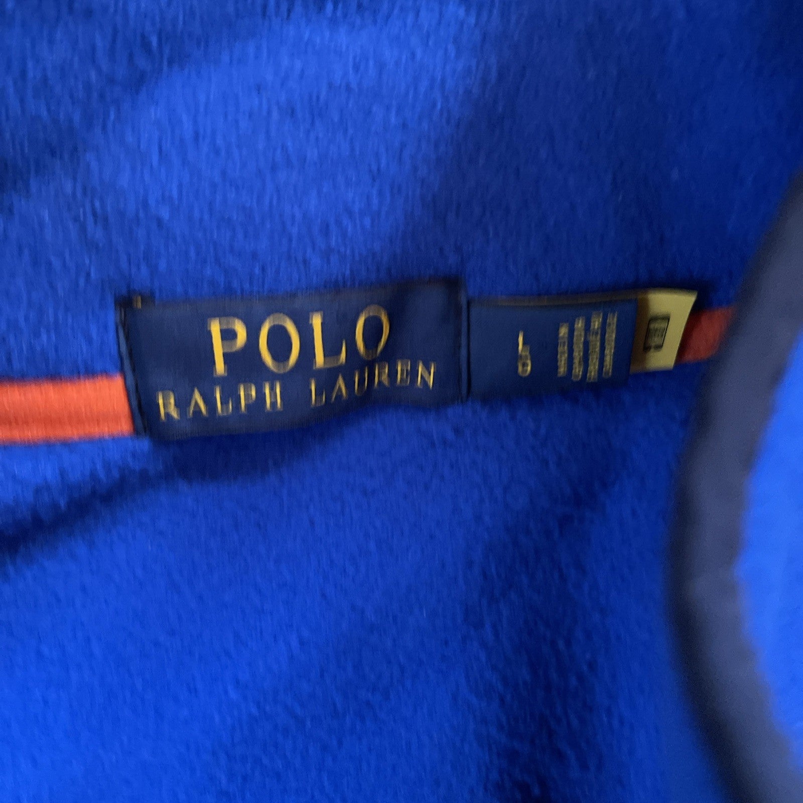 Polo Ralph Lauren Quarter Snap Button Sweater Large 