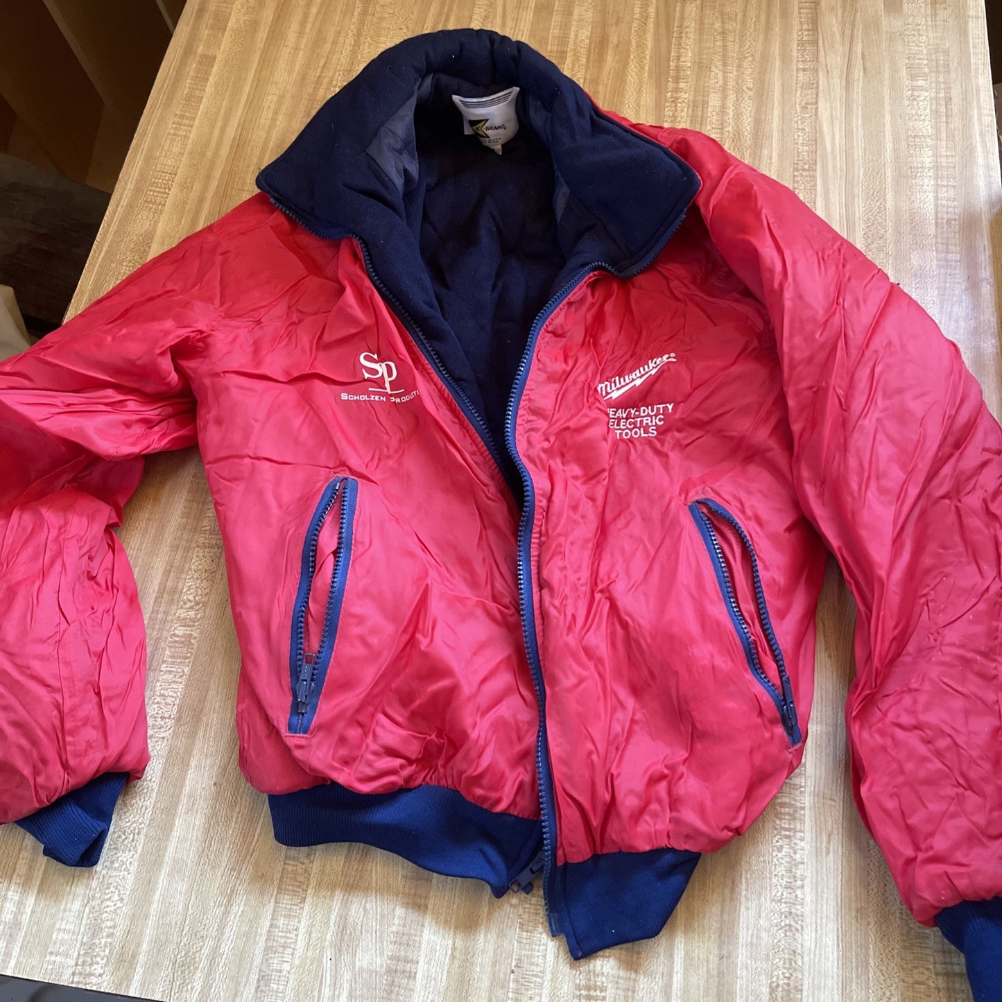Vintage K Brand Jacket Medium Milwaukee Tools 