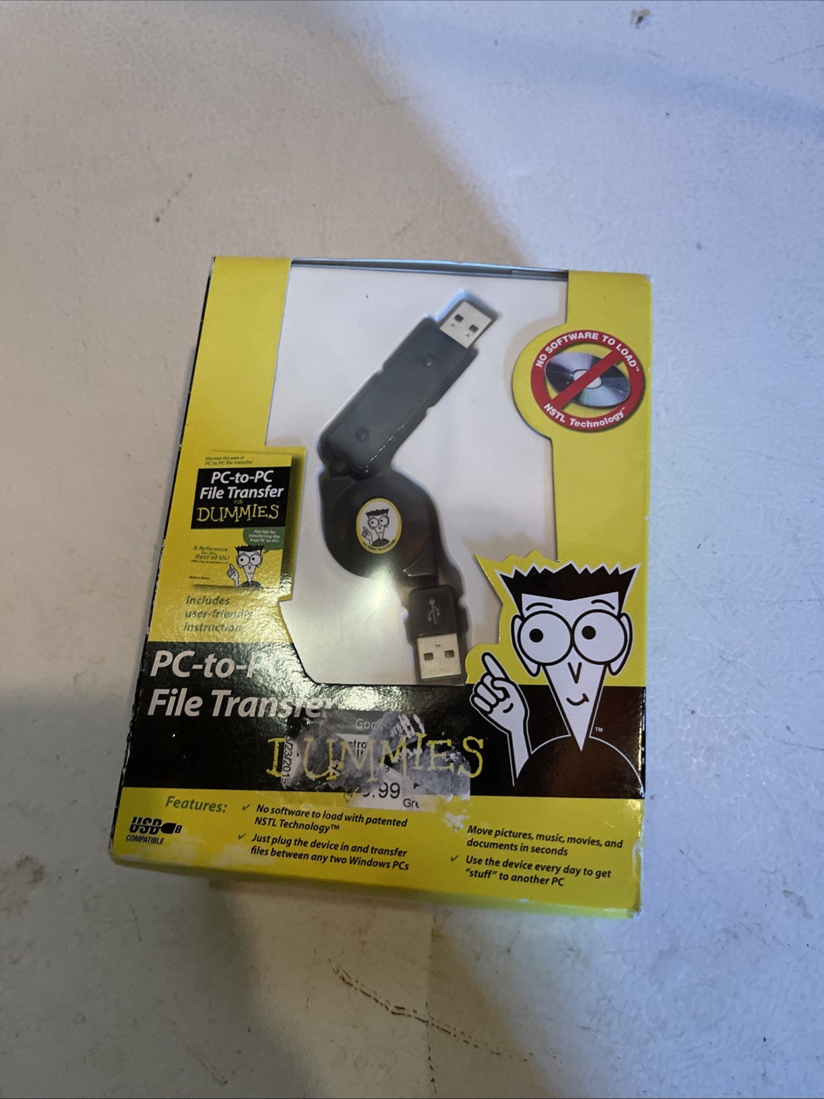 Vintage Pc to Pc File Transfer for Dummies with Retractable Cables