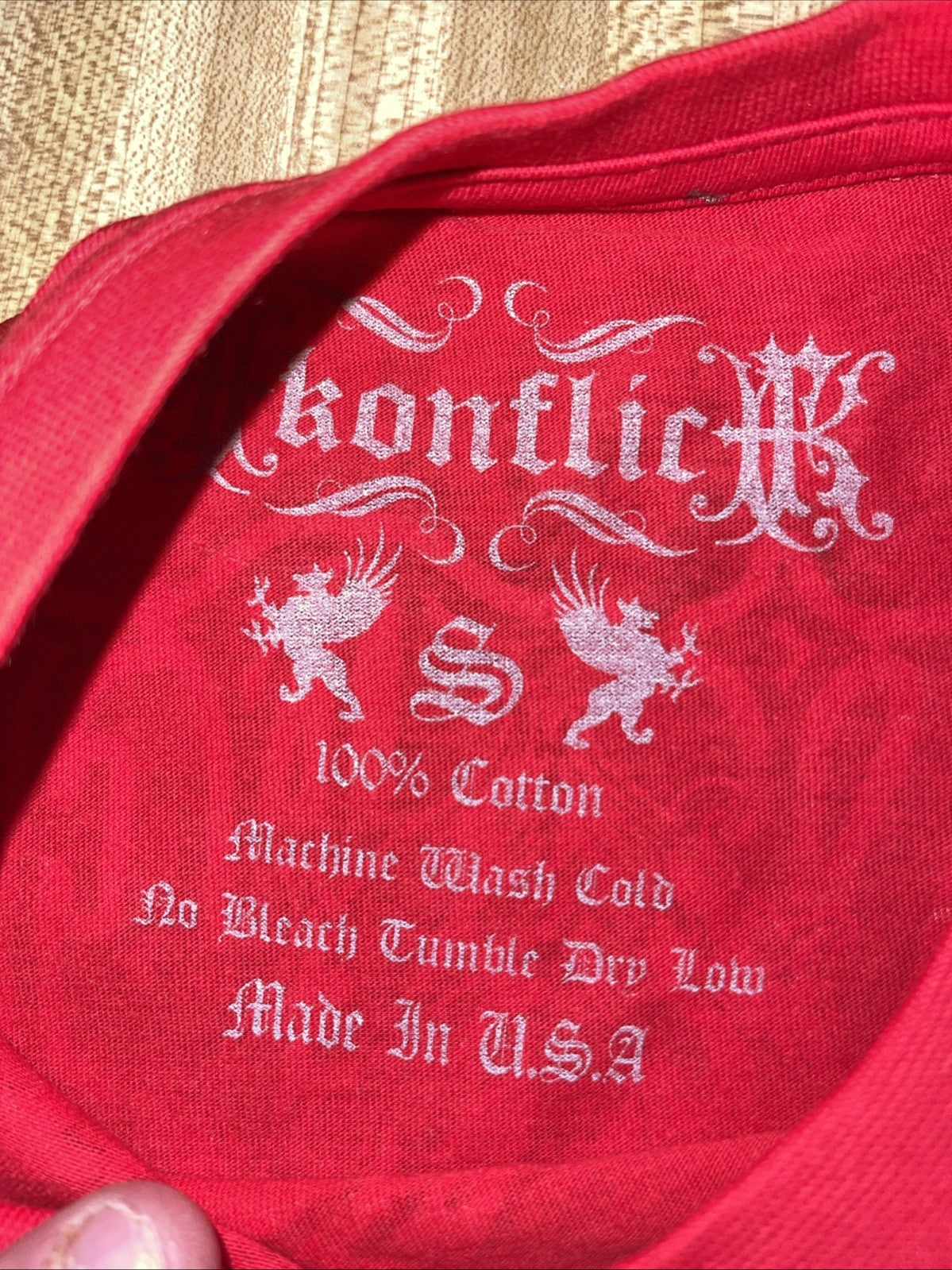 Konflic Graphic T Shirt Small