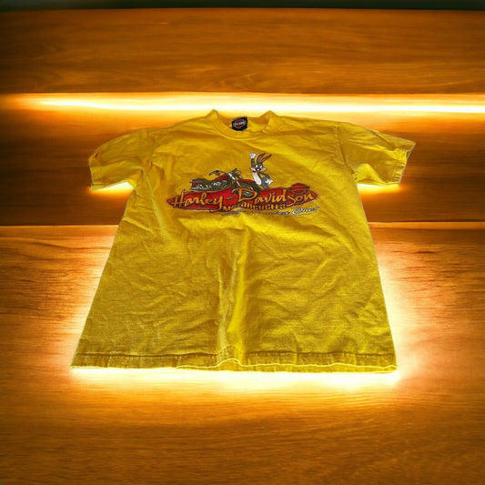 Detroit Harley Davidson T Shirt Medium Looney Tunes 