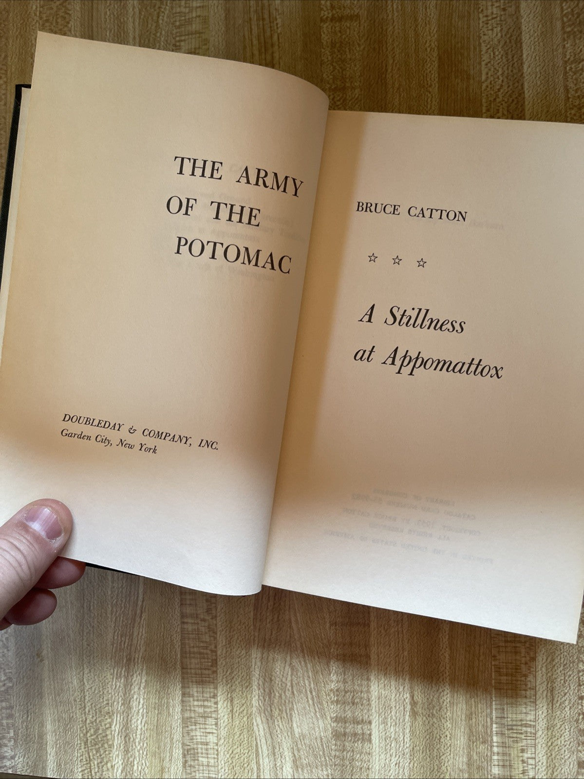 bruce catton army of the potomac trilogy Hardcover 