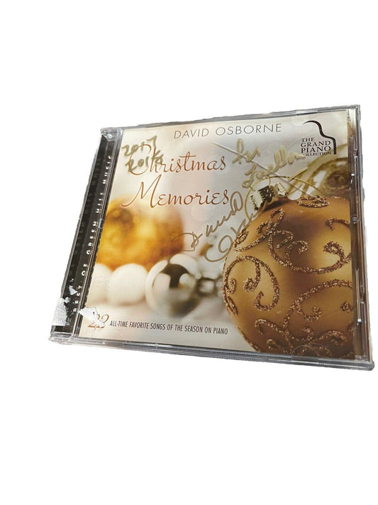 Christmas Memories by David Osborne (CD, Oct-2015, Green Hill) Autographed