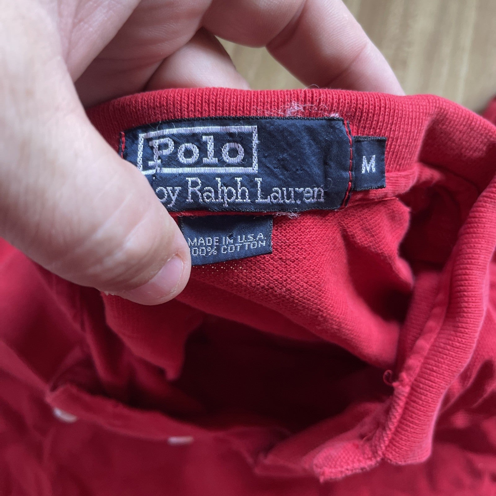 Vintage Made In USA Polo Ralph Lauren Polo Medium 