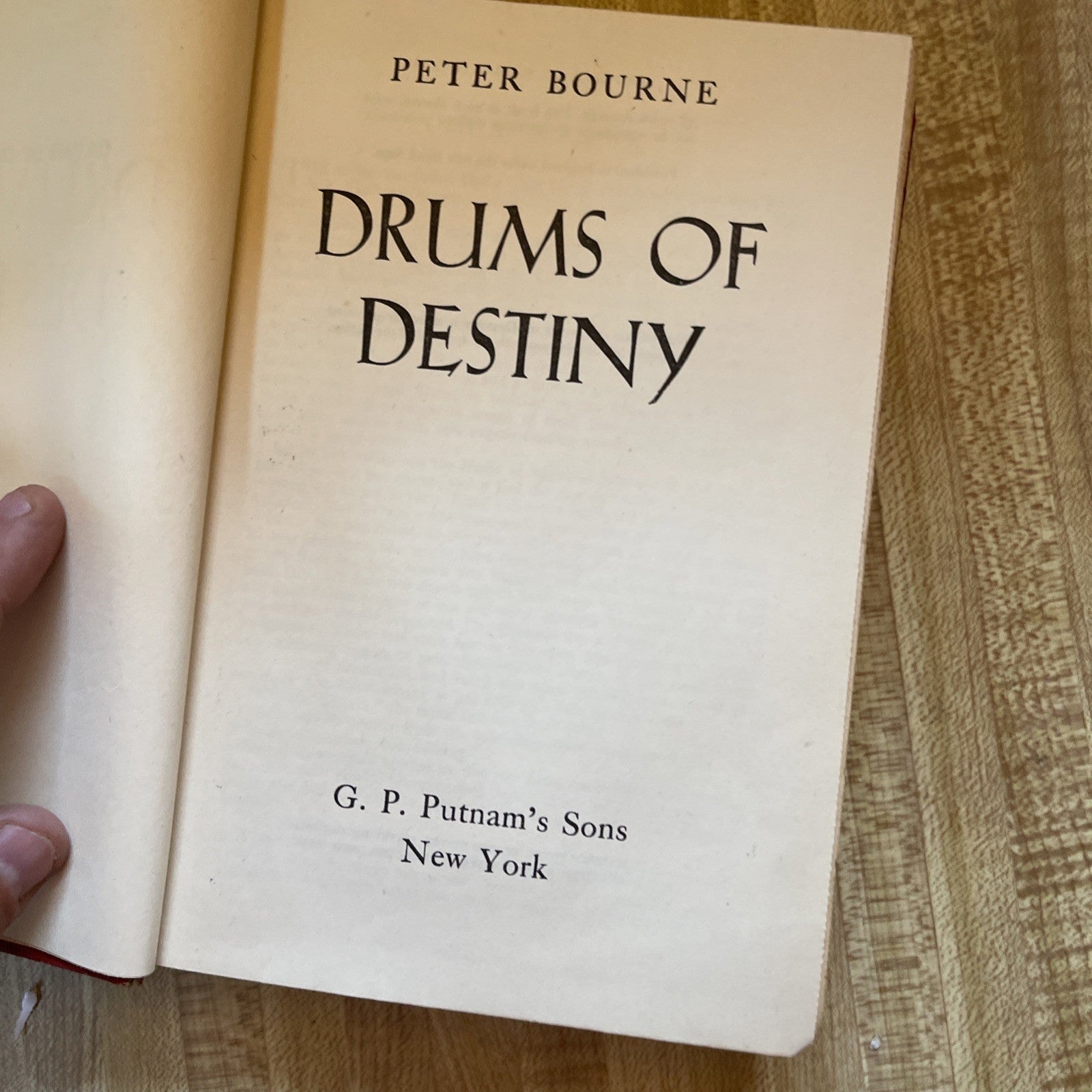 Drums Of Destiny Hardcover 