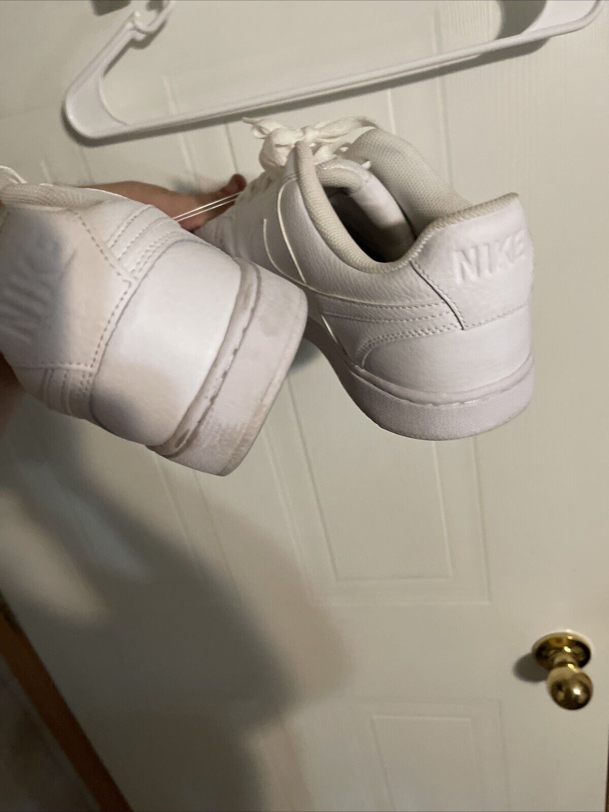 Men's White Nike Court Vision Lo Casual Shoes CD5463-100 Size 13