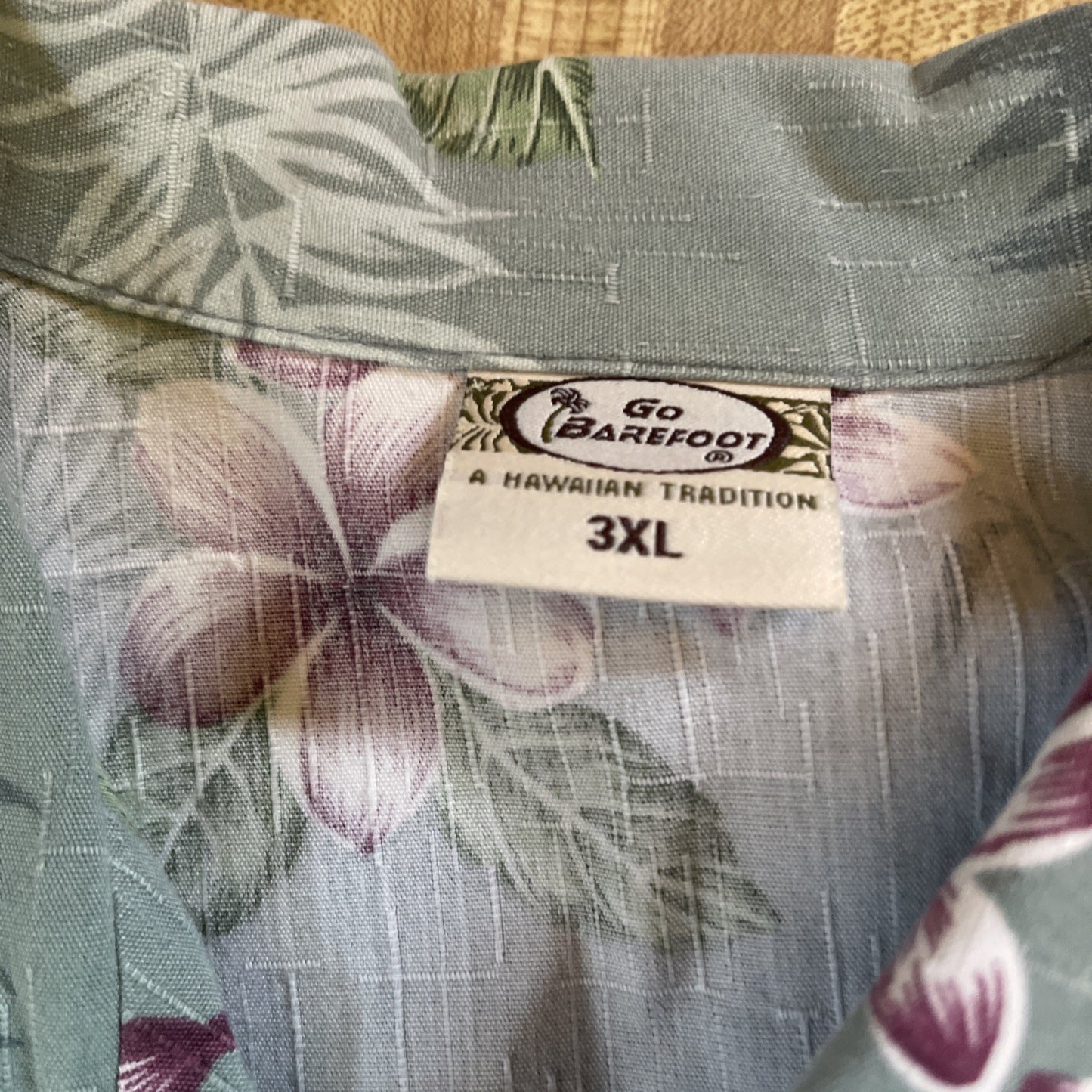 go barefoot hawaiian shirt 3XL