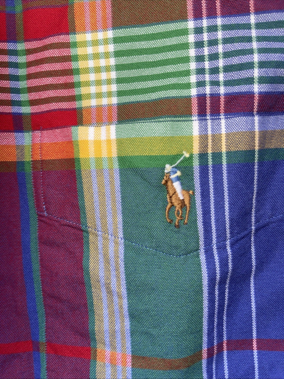 Polo Ralph Lauren Button Down Large Tall LT Flesh Pony NWT