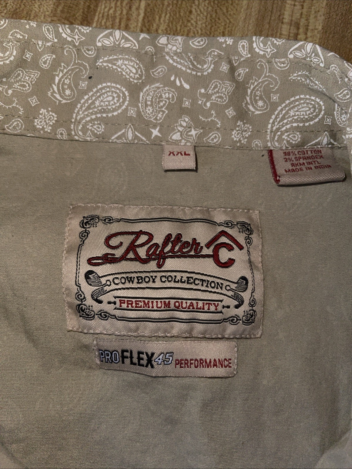 Rafter C Pearl Snap XXL 