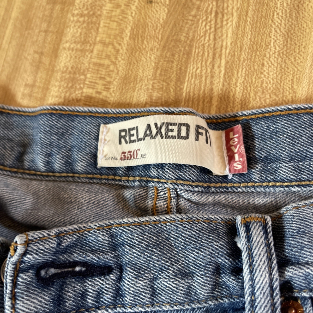 levi's men's 550 relaxed fit jeans 42x32