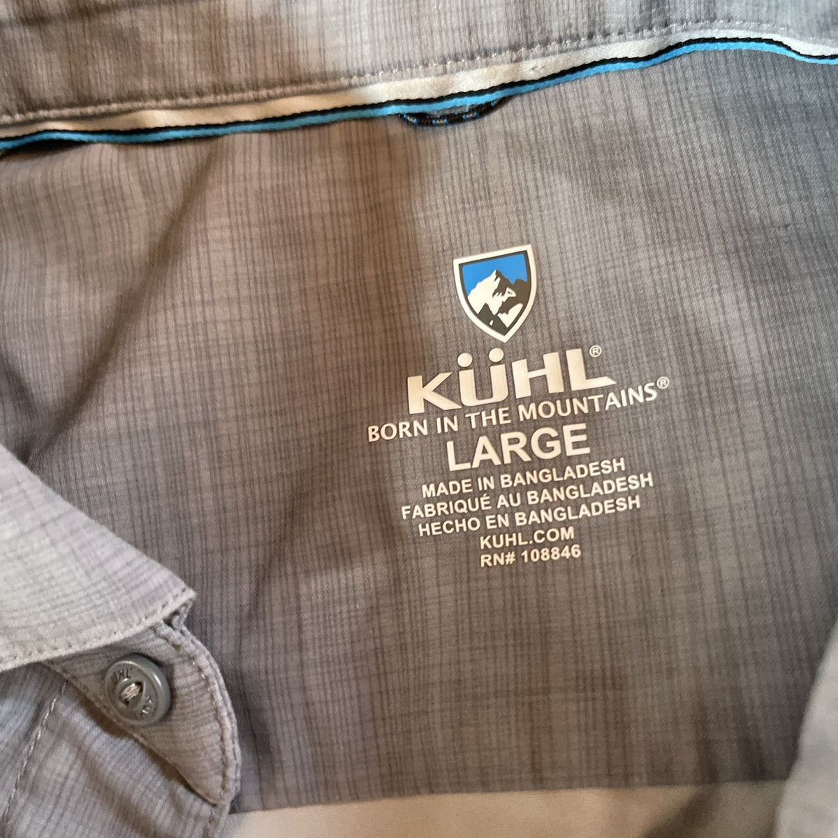 kuhl born in the mountains shirt Large 