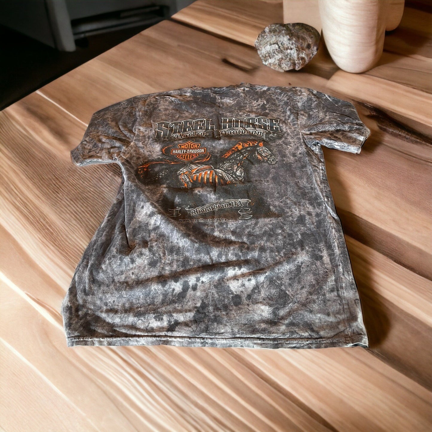 Steel Horse Harley Davidson T Shirt Medium