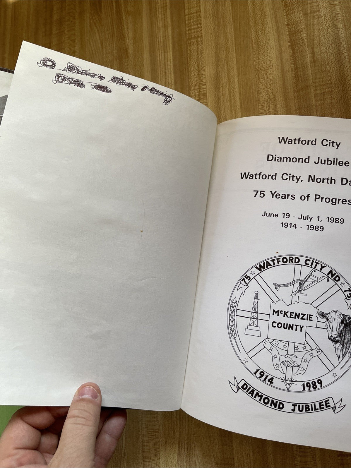 Watford City Diamond Jubilee Hardcover 