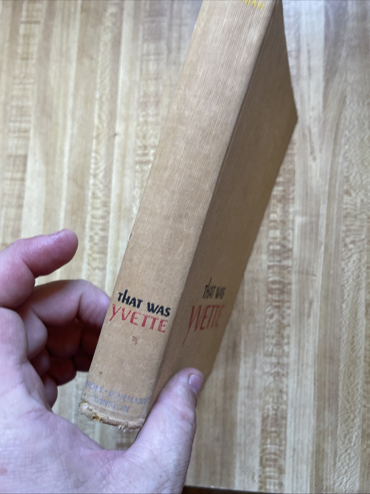 That Was Yvette Hardcover First Edition